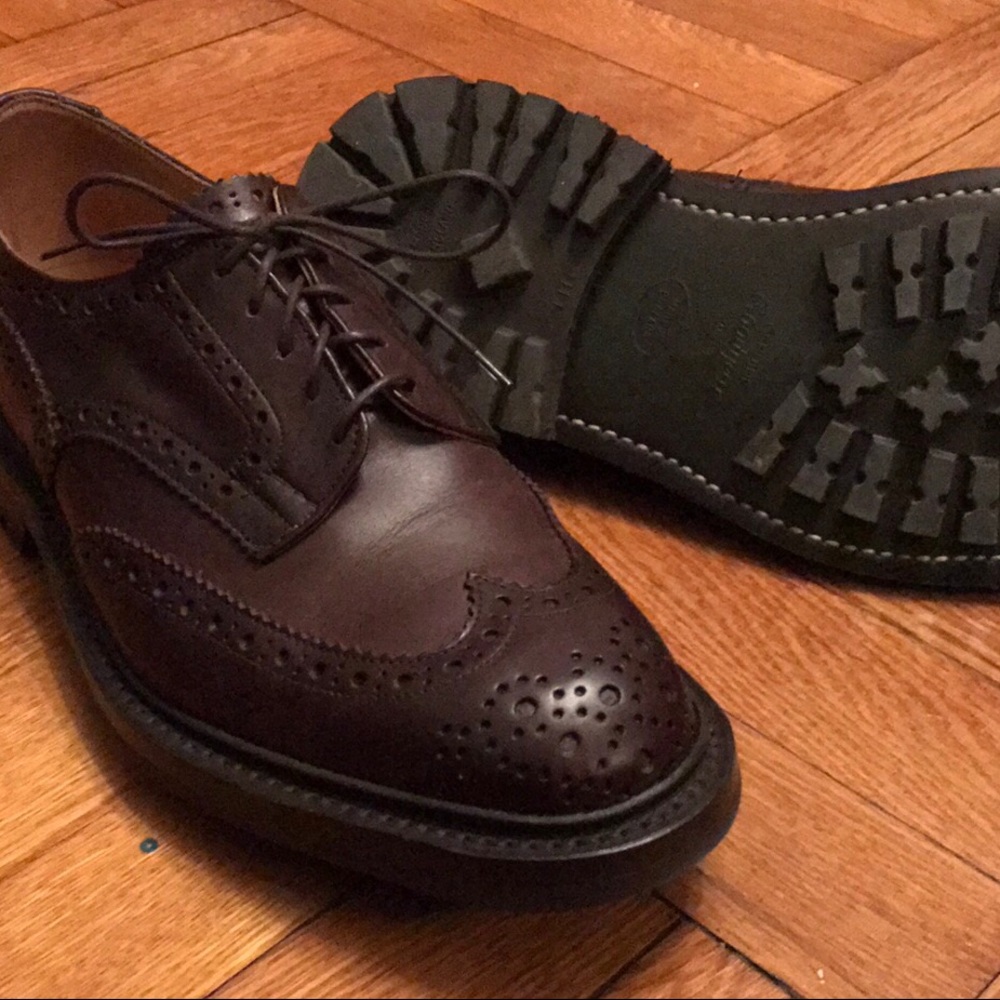 Tricker’s UK11 Durham Wingtip New (Commando Sole)
